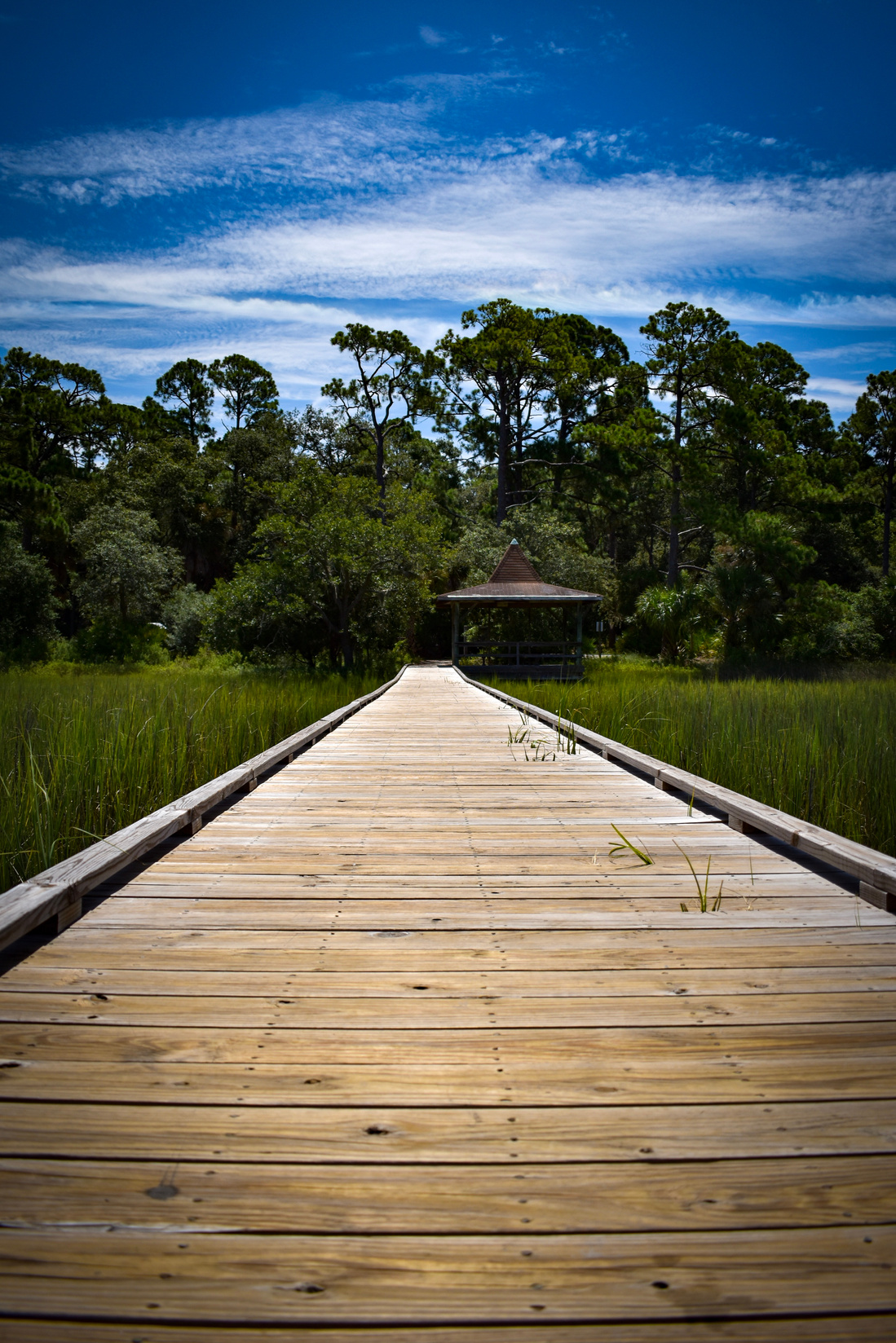 Long pier on Fripp Island