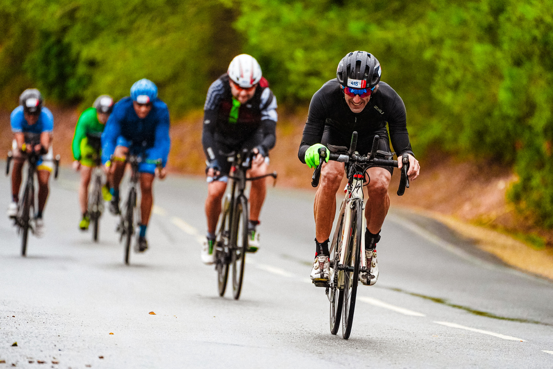 Bicycle Race in the Rain 